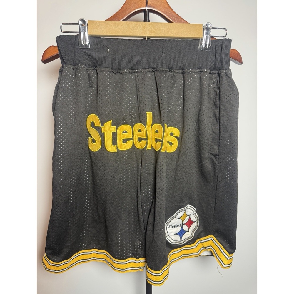 Just Don NFL Pittsburgh Steelers Men's Shorts Size Xl